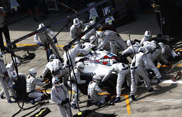 Pit-stop da Williams