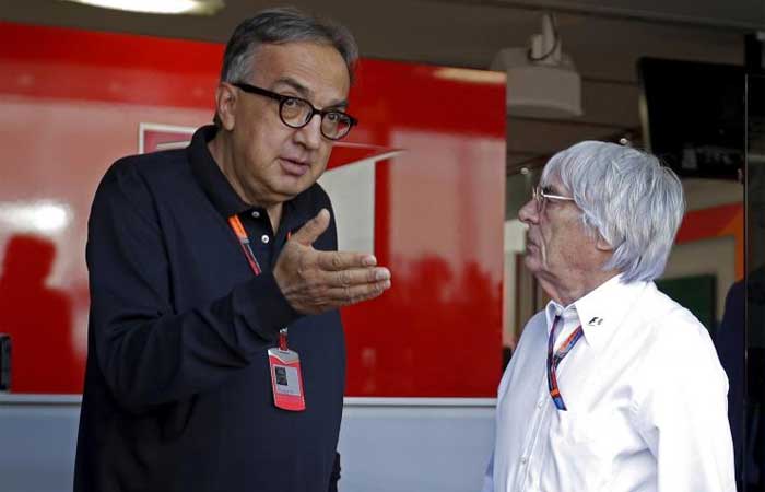 Sergio Marchionne e Bernie Ecclestone