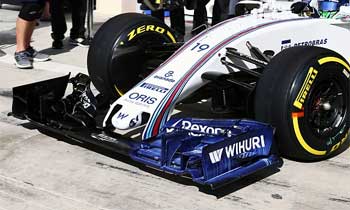 Bico novo da Williams