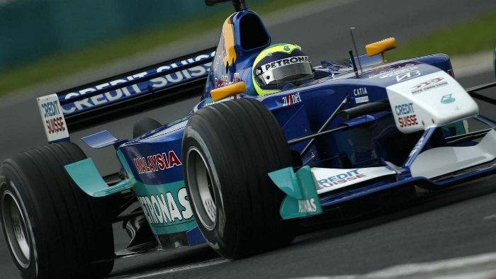 Felipe Massa no Sauber C21 em 2002