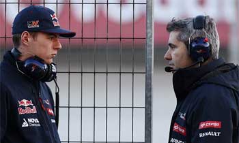 Max Verstappen e Xevi Pujolar