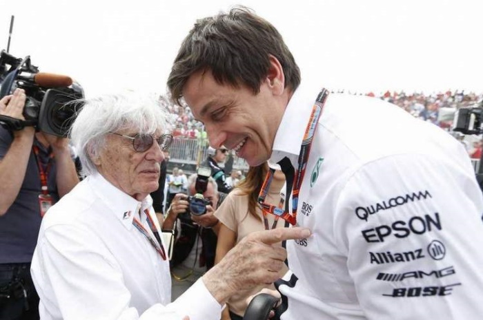 Bernie Ecclestone e Toto Wolff