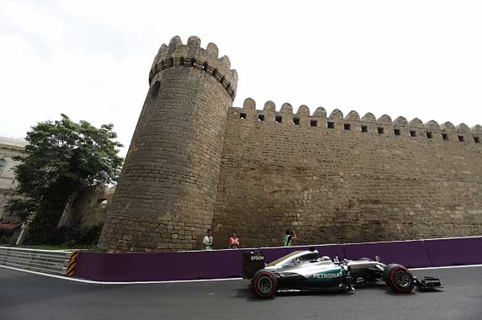 Lewis Hamilton em Baku