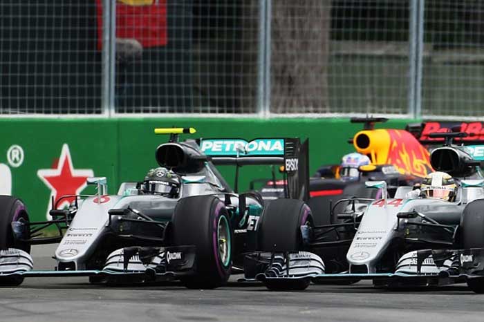 Nico Rosberg e Lewis Hamilton