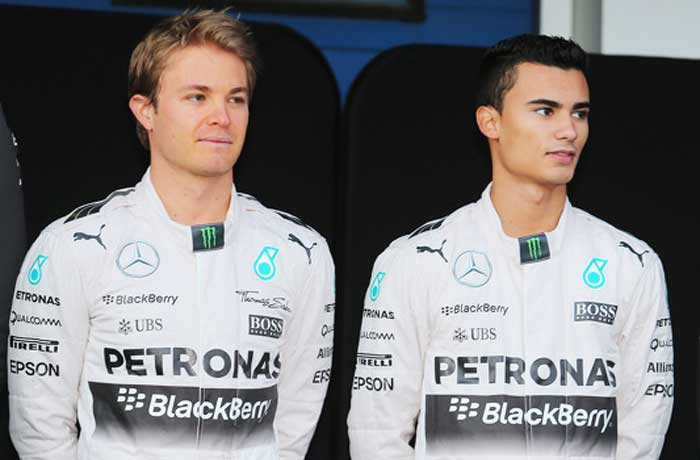 Nico Rosberg e Pascal Wehrlein