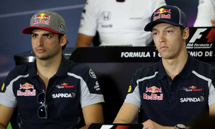 Carlos Sainz e Daniil Kvyat