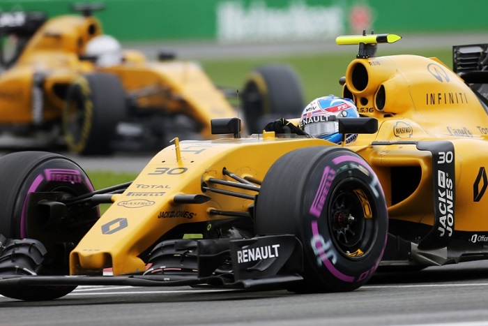 Jolyon Palmer e Kevin Magnussen