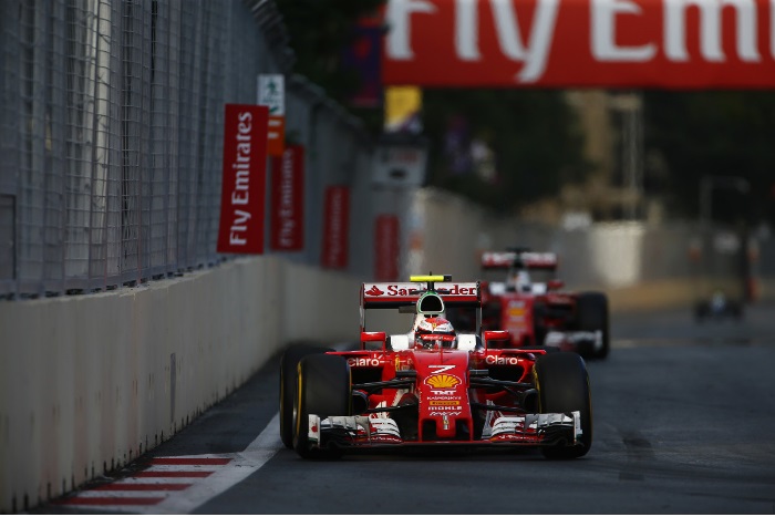 Kimi Raikkonen e Sebastian Vettel