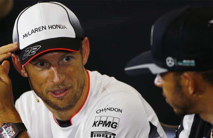Jenson Button e Lewis Hamilton