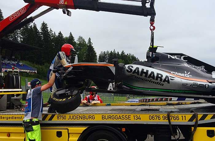 Carro de Sergio Perez