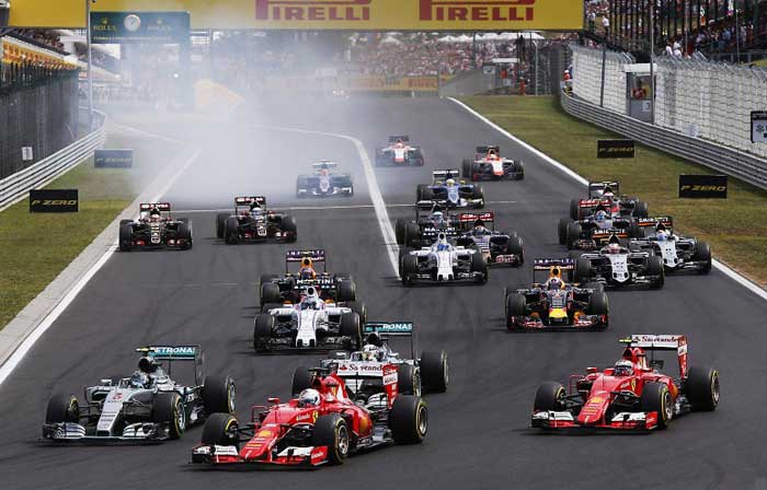 Largada em Hungaroring 2015