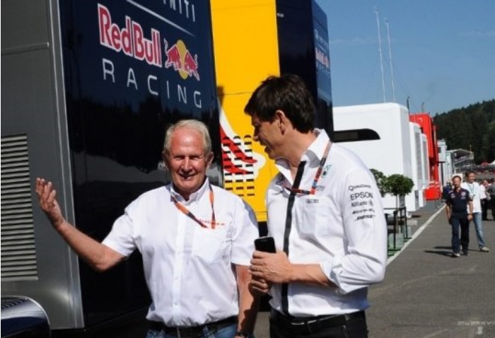 Helmut Marko e Toto Wolff