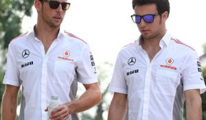 Jenson Button e Sergio Perez