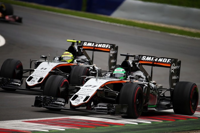 Sergio Perez e Nico Hulkenberg