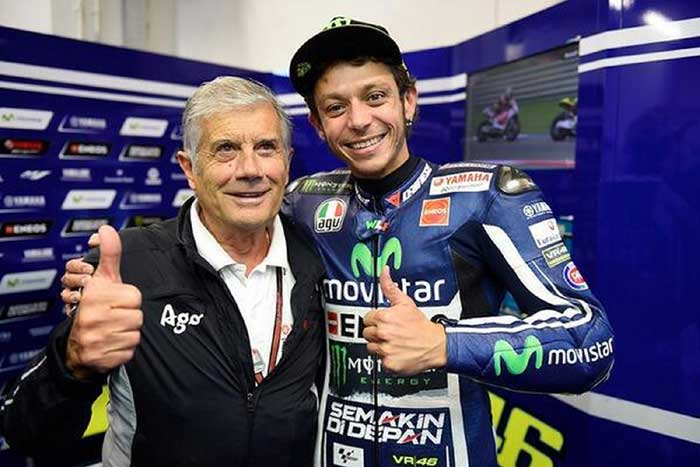 Giacomo Agostini e Valentino Rossi