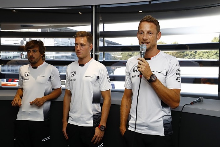 Fernando Alonso, Stoffel Vandoorne e Jenson Button