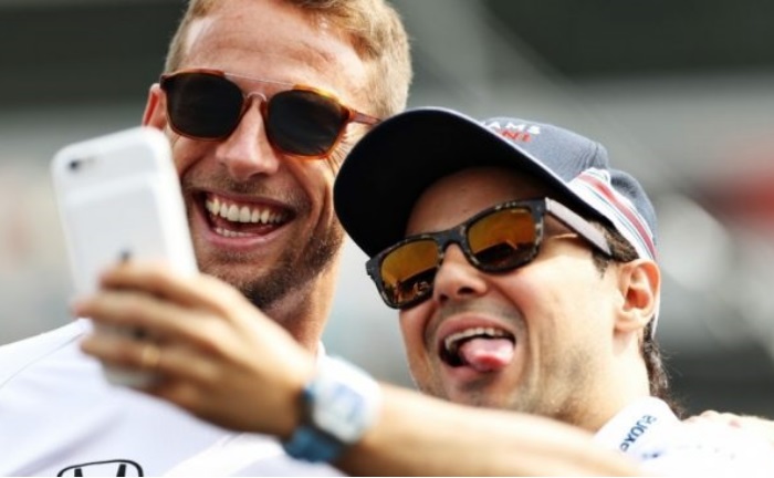 Jenson Button e Felipe Massa