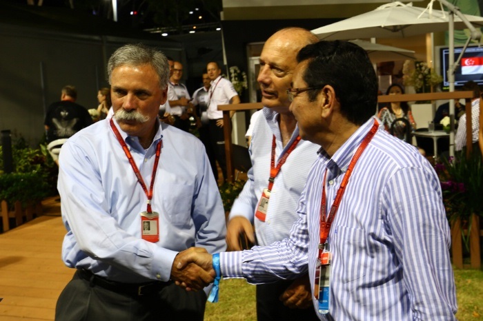 Chase Carey e Ron Dennis