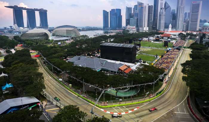 F1: as imagens dos primeiros treinos para o GP de Singapura