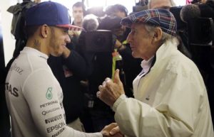 Lewis Hamilton e Sir Jackie Stewart