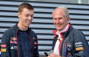 Daniil Kvyat e Helmut Marko