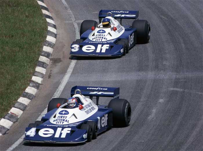 Tyrrel na antiga Curva do Sol em Interlagos