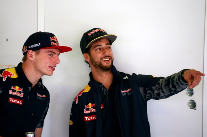 Max Verstappen e Daniel Ricciardo