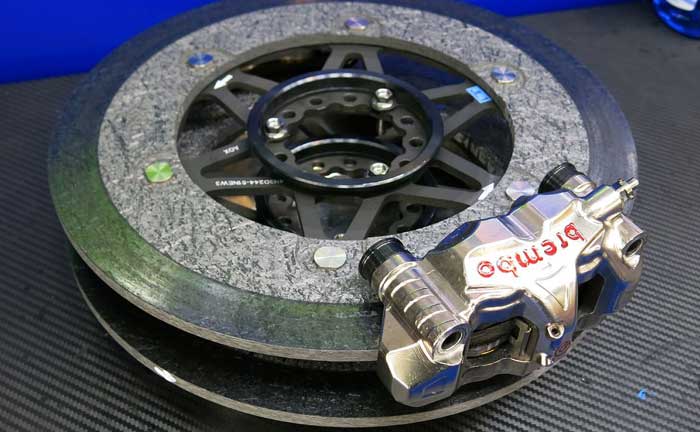 Disco de carbono para MotoGP Brembo