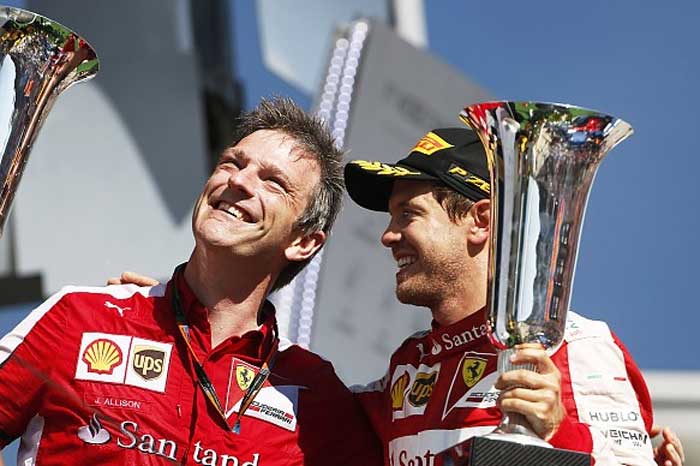 James Allison e Sebastian Vettel