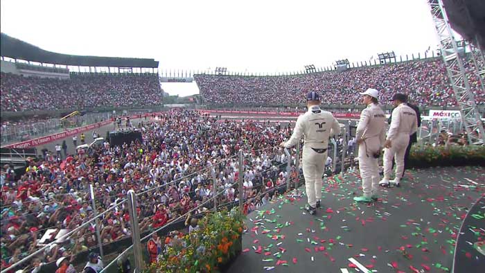 Pódio GP do México 2015