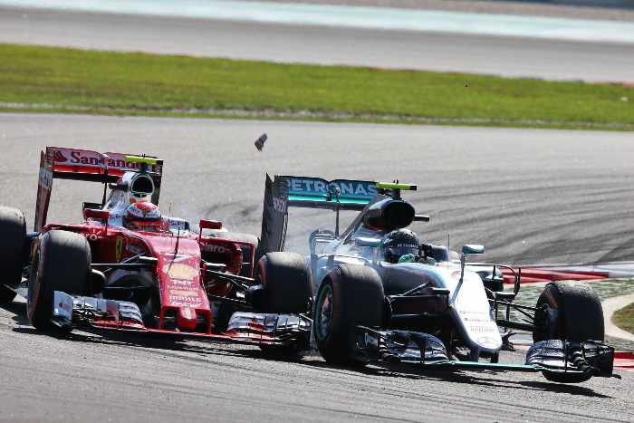 Kimi Raikkonen e Nico Rosberg