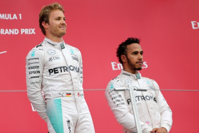 Nico Rosberg e Lewis Hamilton