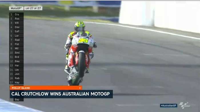 Cal Crutchlow vence em Phillip Island