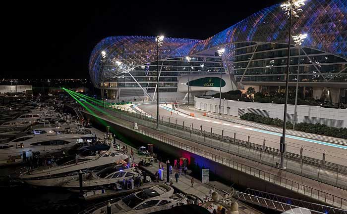 Pista de Yas Marina em Abu Dhabi