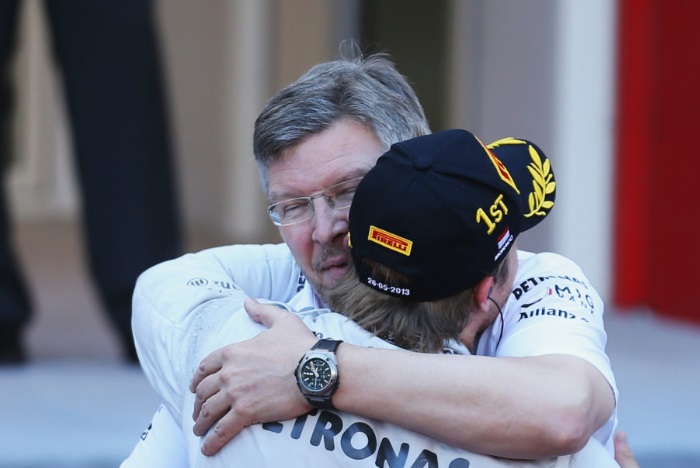 Ross Brawn e Nico Rosberg