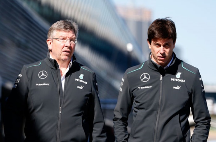 Ross Brawn e Toto Wolff