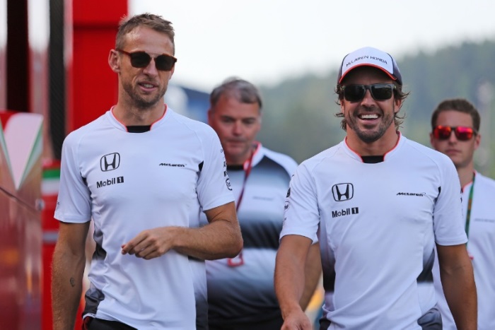 Jenson Button e Fernando Alonso