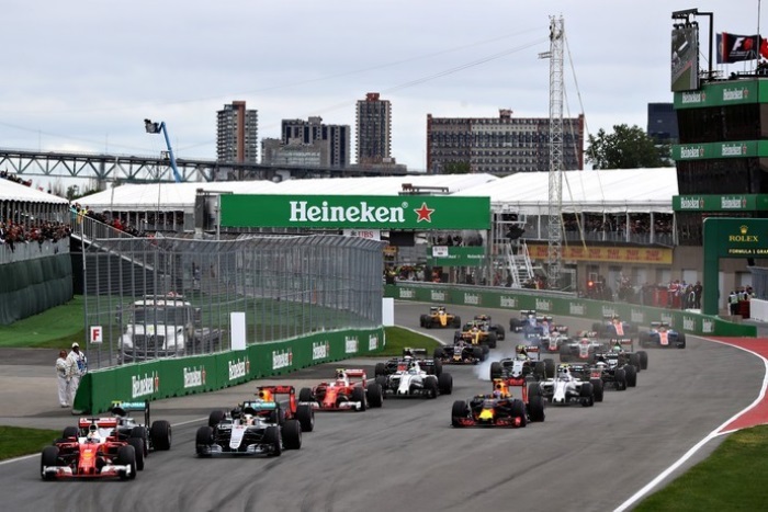 Largada do GP do Canadá de 2016