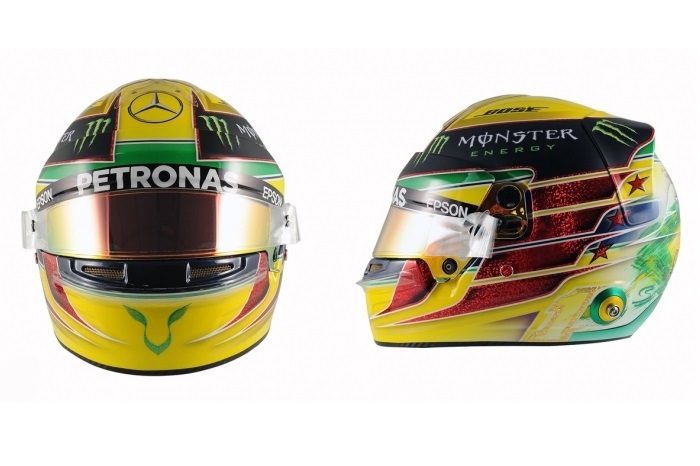 Capacete de Lewis Hamilton