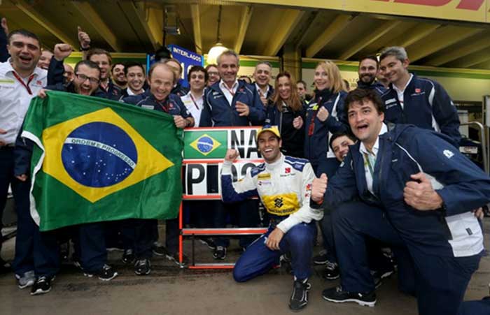 Sauber e Nasr comemoram colocação no GP do Brasil