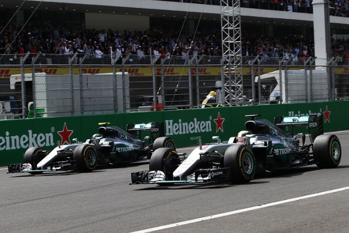 Nico Rosberg e Lewis Hamilton