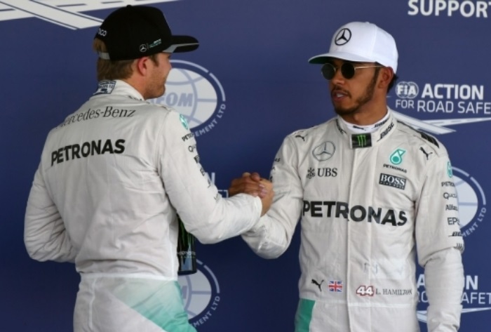 Nico Rosberg e Lewis Hamilton