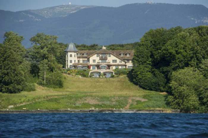 La Réserve, propriedade de Schumacher à beira do Lago Léman - Suíça