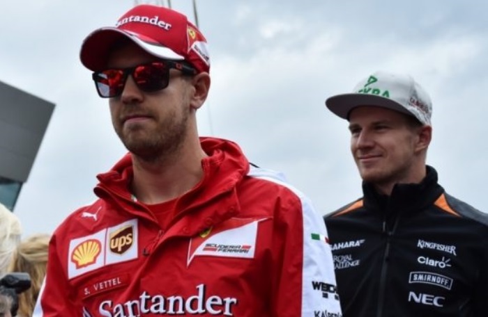 Sebastian Vettel e Nico Hulkenberg