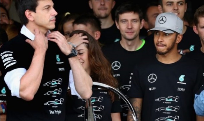 Toto Wolff e Lewis Hamilton