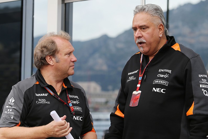 Bob Fernley e Vijay Mallya