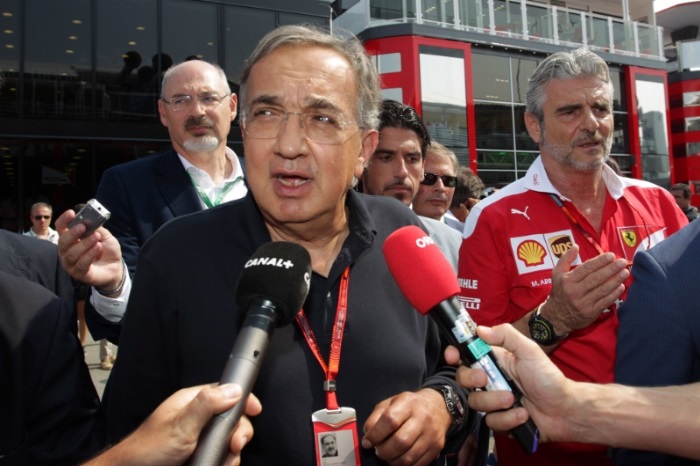 Sergio Marchionne e Maurizio Arrivabene