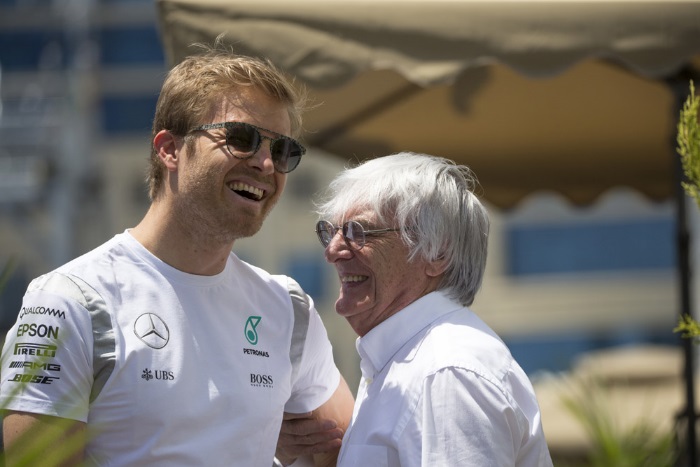 Nico Rosberg e Bernie Ecclestone
