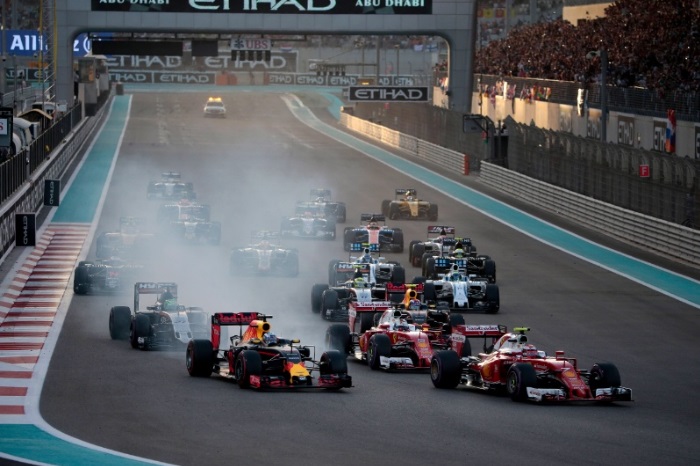 Largada GP de Abu Dhabi