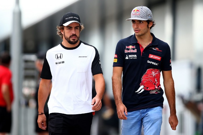 Fernando Alonso e Carlos Sainz